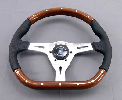 Nardi Steering Wheel Kallista 350 mm Mahogany Wood and Black