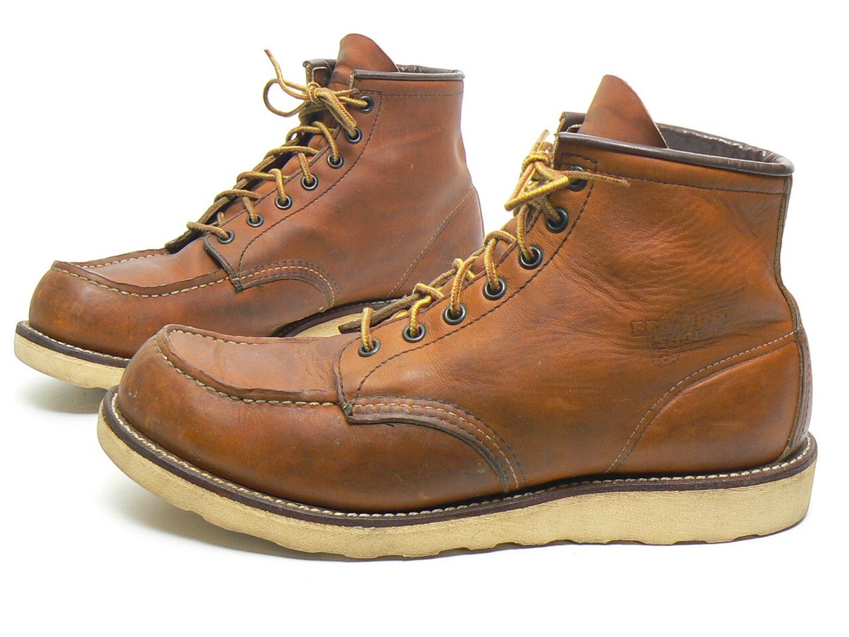 Red Wing 875 Heritage Classic Moc Toe Wedge Sole Boots Men's US 11
