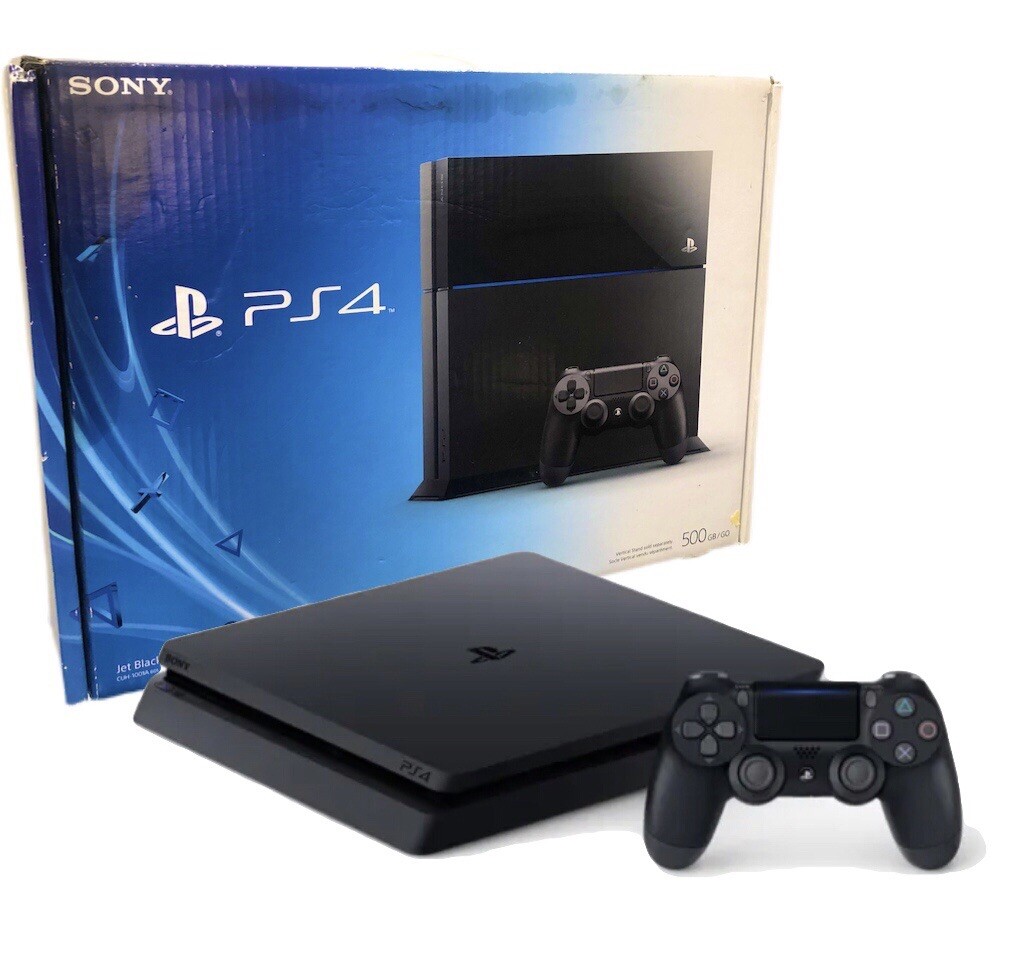 Sony PlayStation 4 500GB Black Console w/ Original Box Packaging
