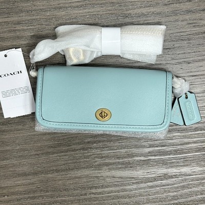 Coach Mini Dinky Bag 14 Light Blue Glovetanned Leather CZ108
