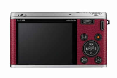FUJIFILM Digital Camera XF1 4X Red 12 MP F FX-XF1R Wide Angle Lens