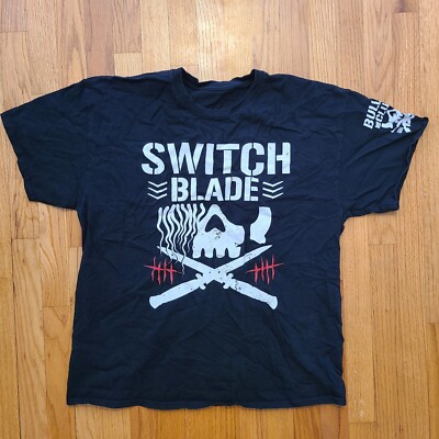 Jay White Switchblade Bullet Club Gold T-Shirt XL Extra Large AEW