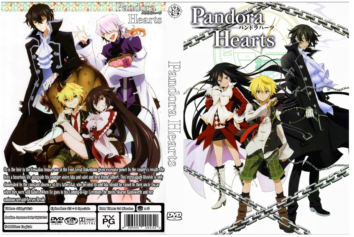 PandoraHearts DVD 3〜8巻 BOX付き PandoraHearts DVD 3〜8巻 BOX付き