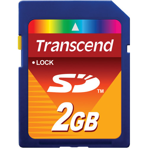 Transcend 2GB SD Secure Digital Flash Memory Card for Canon SD630