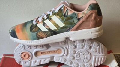 Size 11 - Farm Curso d'Agua x adidas ZX Flux Pink W for sale