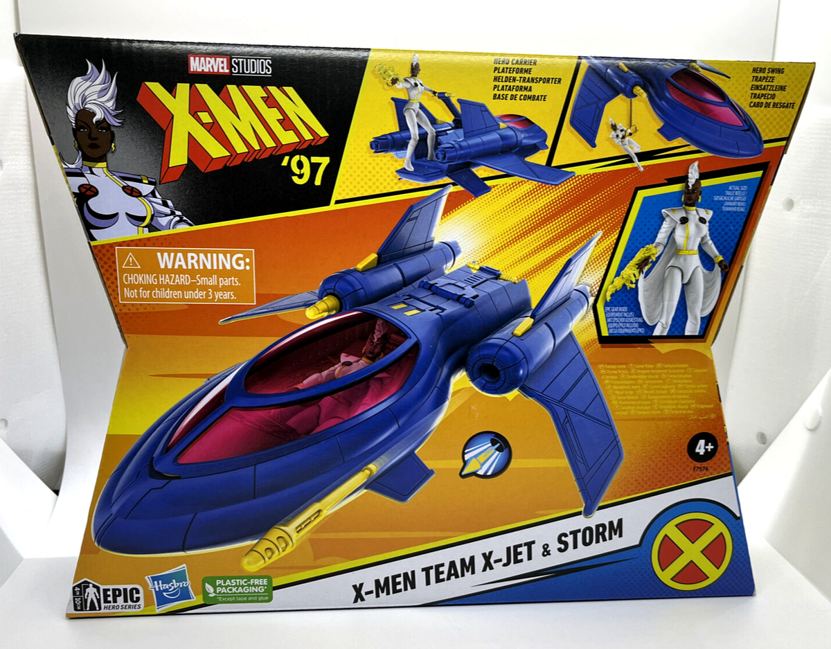 Marvel X-Men 97 X-Men Team X-Jet Storm Playset 2023 Retro | eBay