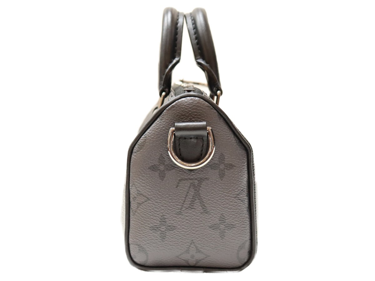 AUTH LOUIS VUITTON KEEPALL BANDOULIERE 25 M46271 2WAY BAG BLACK