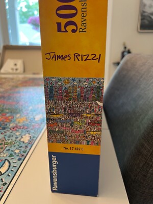 2011 James Rizzi Ravensburger 5000 Piece Fine Art Jigsaw Puzzle