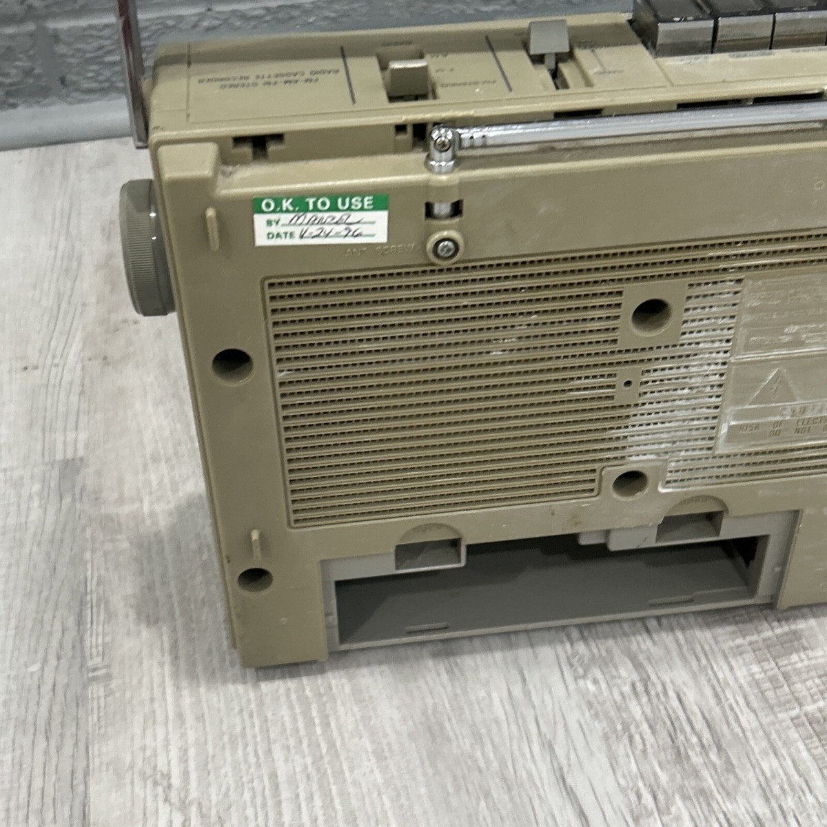 Vintage Panasonic RX-4955 AM FM Stereo Cassette Boombox Radio