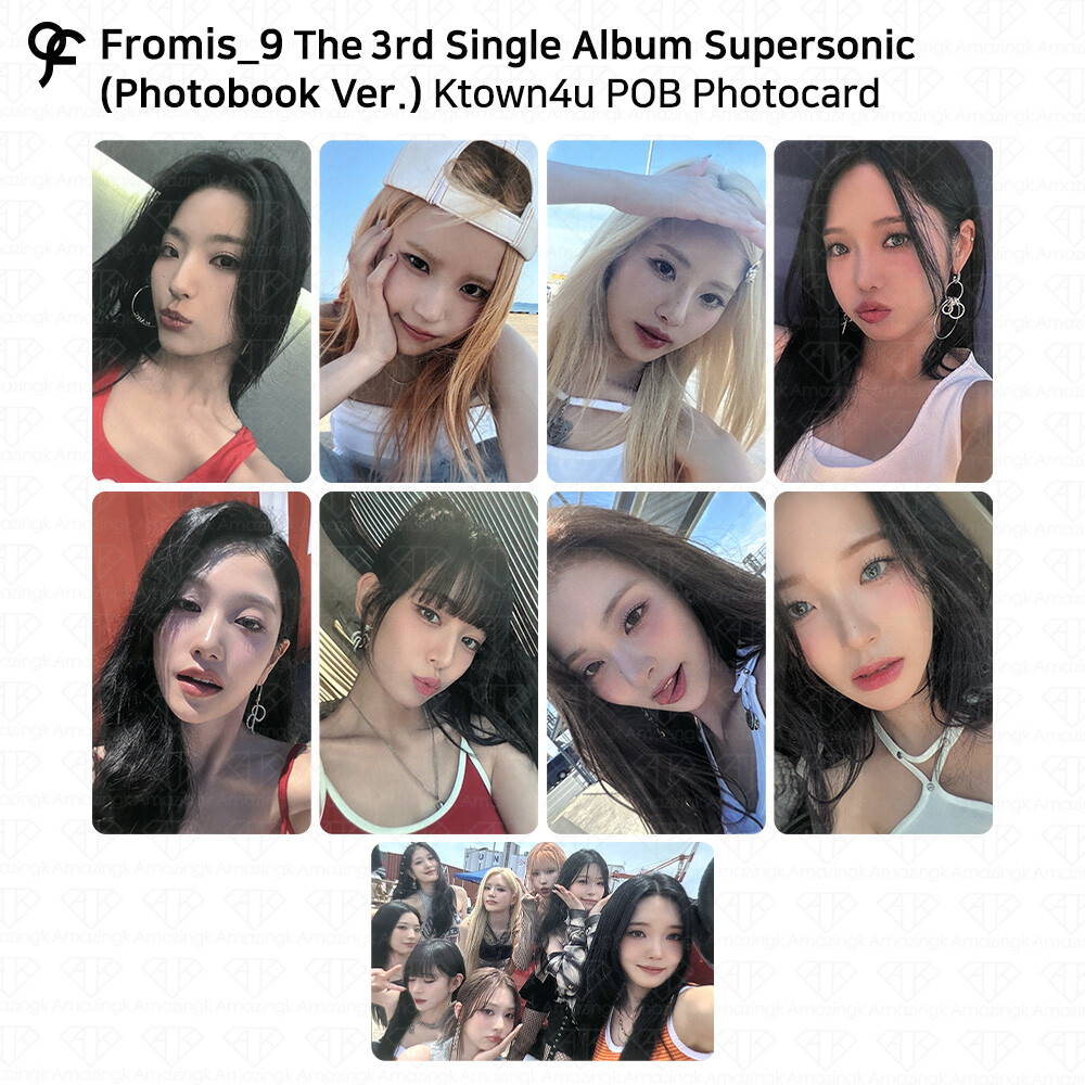 Fromis 9 The 3rd Single Album Supersonic Ktown4u POB Photocard