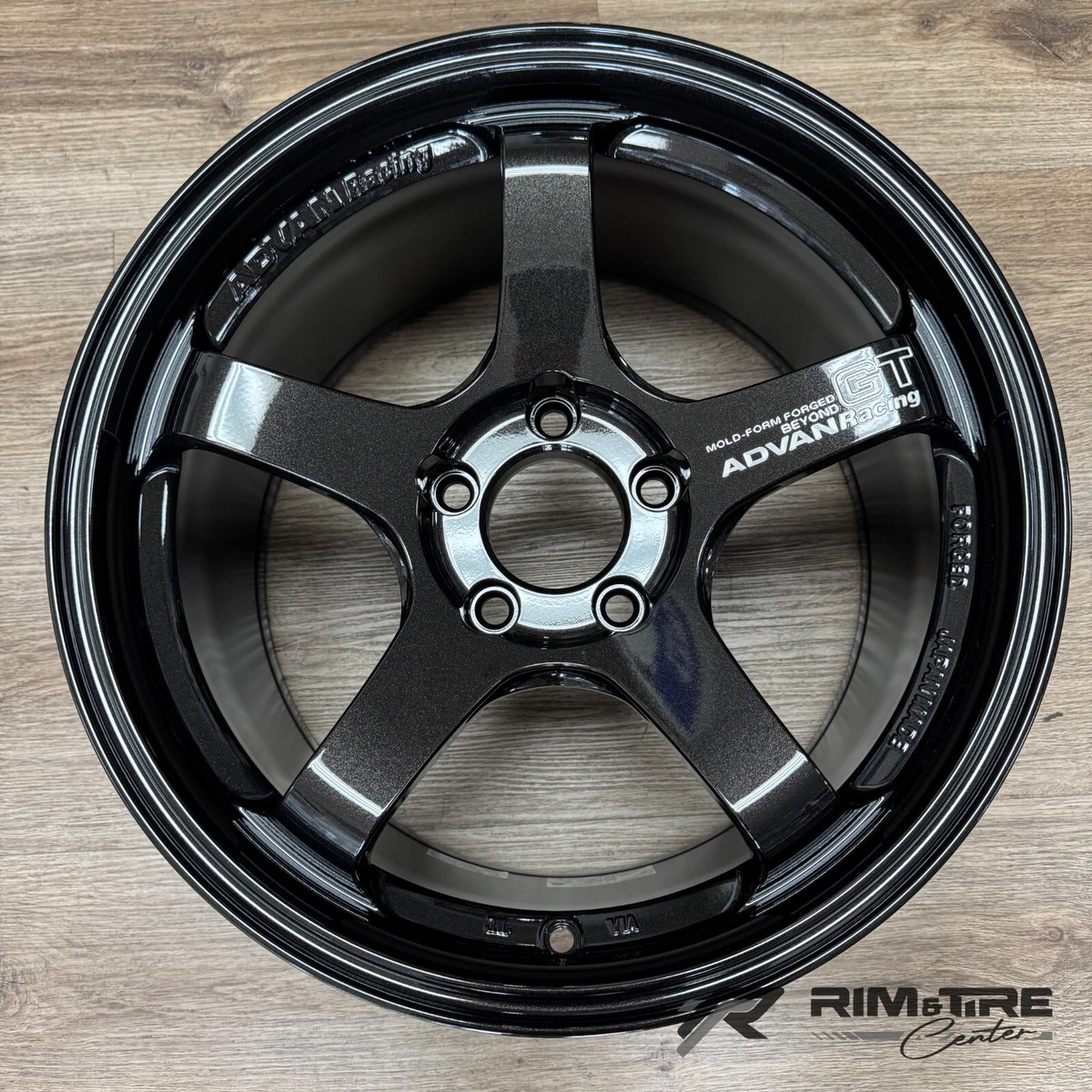 Advan GT Beyond 17x9.5 +45 5x114.3 Racing Titanium Black (Set of 4