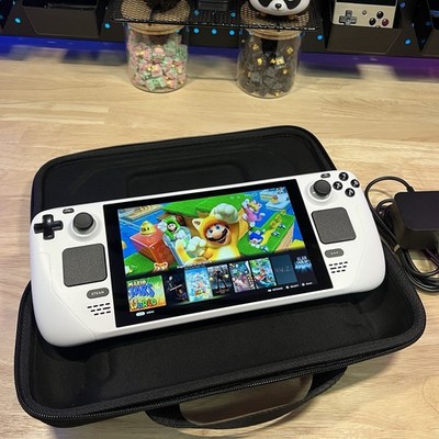 Custom Valve Steam Deck LCD 1TB Handheld Gaming Console - White