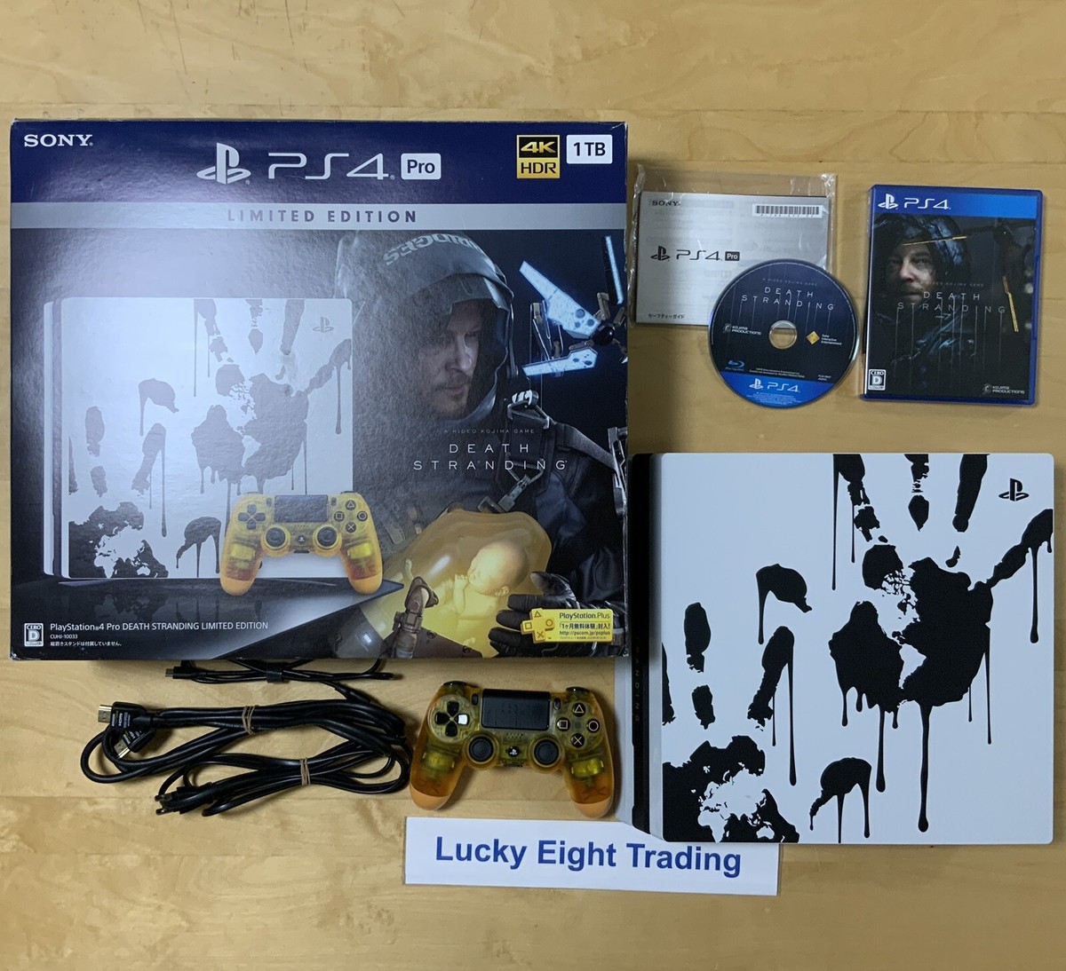 PS4 DEATH STRANDING LIMITED EDITION Pro 1TB Console Box