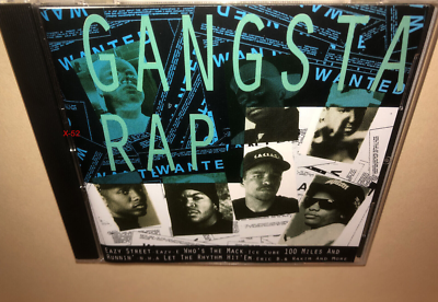 Gangsta Rap CD Ice Cube NWA Eazy-E Eric B and Rakim Ice T Geto