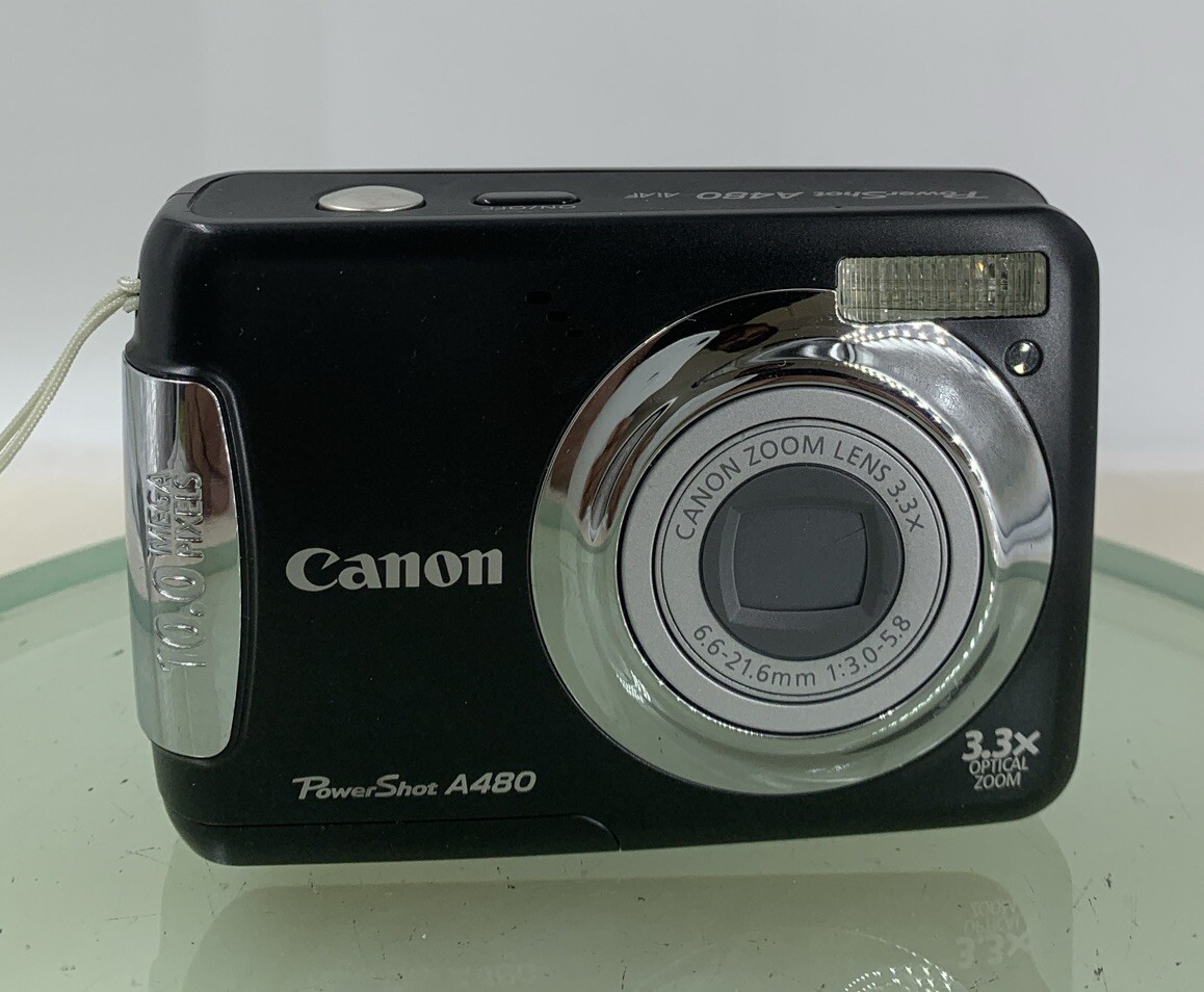 Canon PowerShot A480 10.0MP Digital Camera BLACK NO CHARGER NO