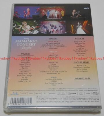 New 2019 MAMAMOO CONCERT 4season FW Blu-ray Japan VIXL-343