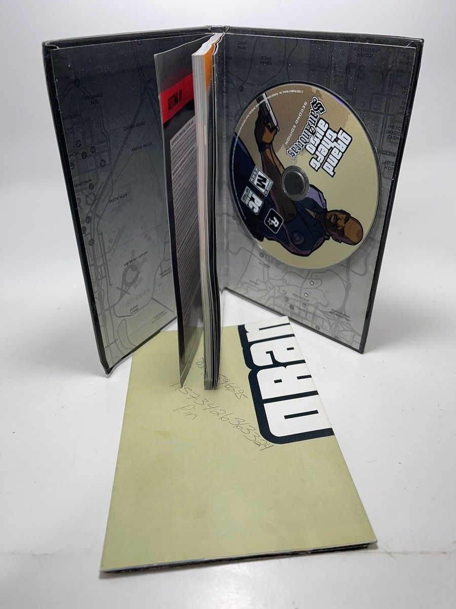 Grand Theft Auto San Andreas 2nd edition With City Guide Book PC