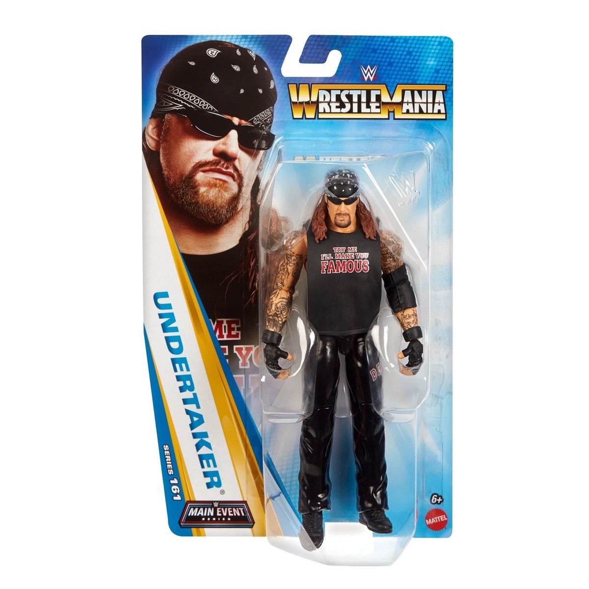 Undertaker WWE Mattel Main Event Basic Series 161 Wrestling Action