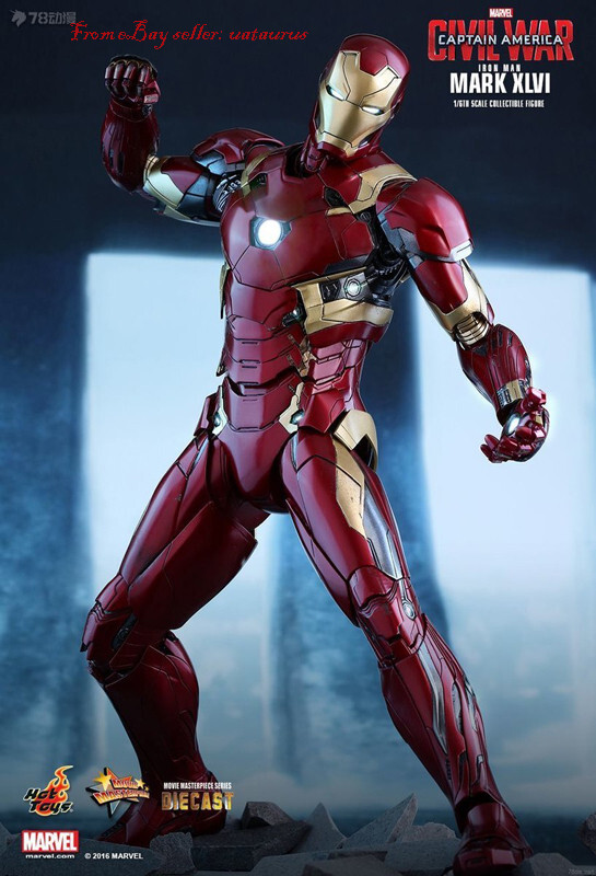 Hot Toys 1/6 Mms353 Captain America: Civil War Iron Man Mark Xlvi
