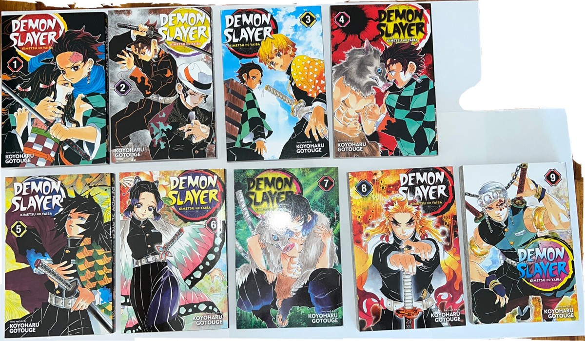 Demon Slayer: Kimetsu no Yaiba Vol: 1-9 Collection. Ships ASAP | eBay