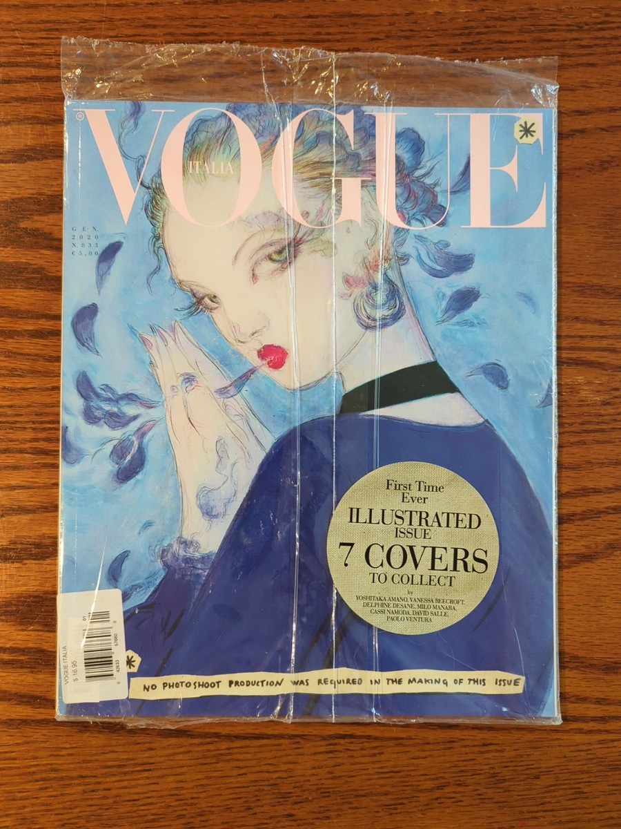 YOSHITAKA AMANO Vogue Magazine Italia January 2020 featuring