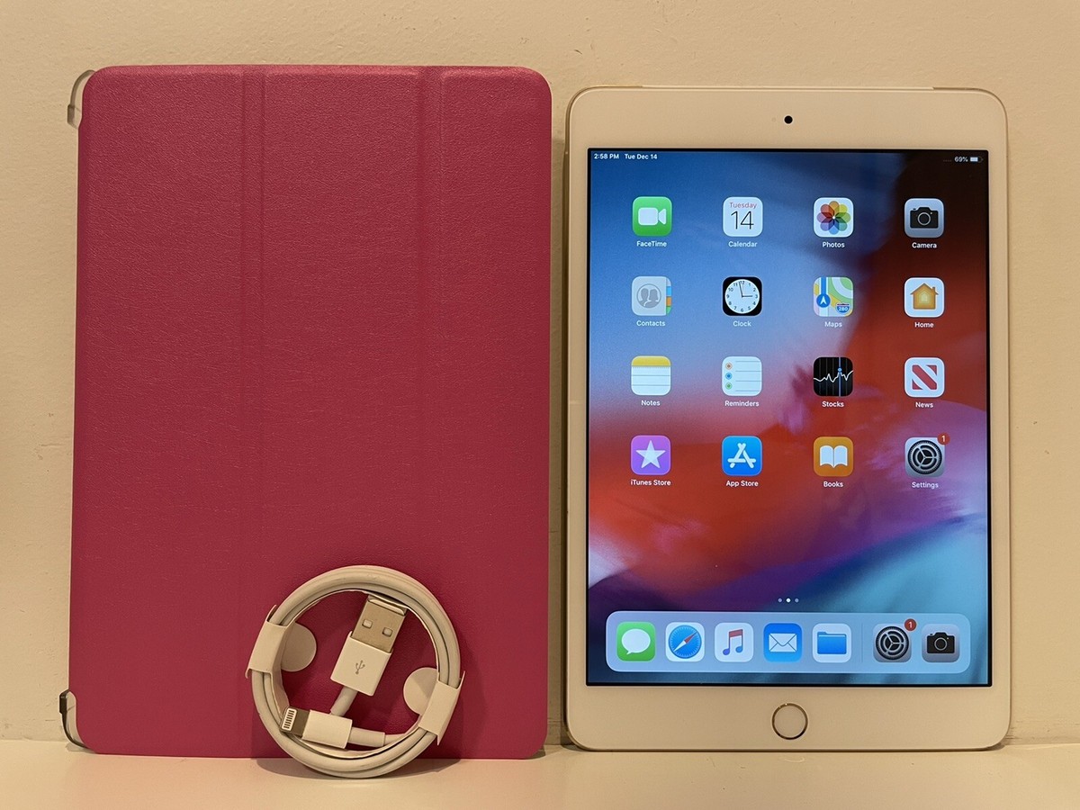Apple iPad mini 3 A1600 16 GB, Wi-Fi + 4G, 7.9 in - Gold for sale