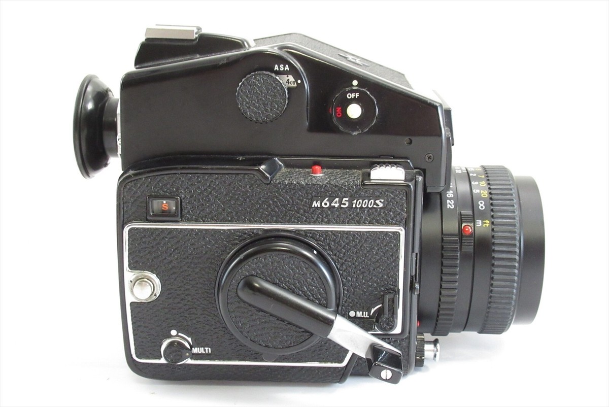EXC+++!!】Mamiya M645 1000S Film Camera w/ sekor C 80mm f/2.8 N