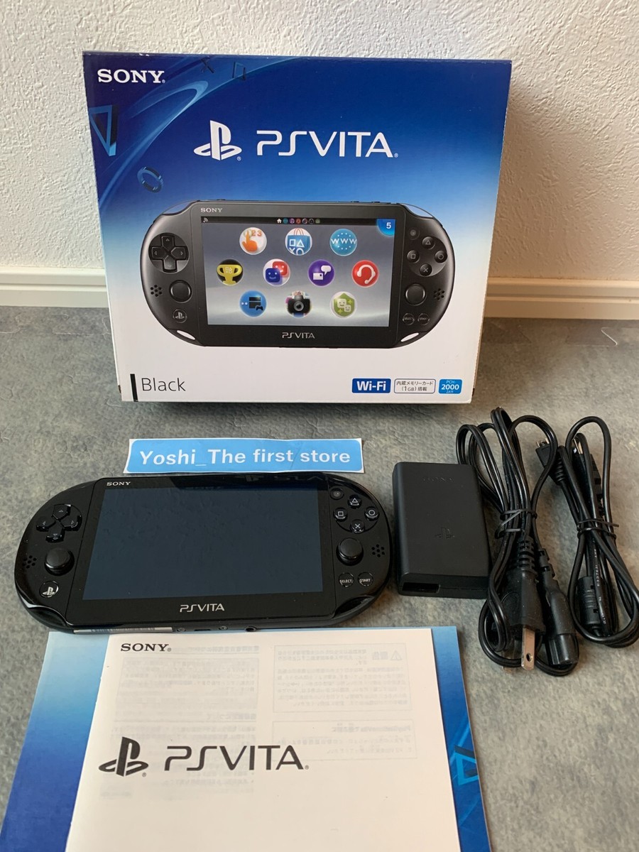 SONY PlayStation PS Vita PCH-2000 ZA11 Black Wi-Fi model Exc | eBay