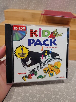 1996 Wizard Works Kid Pack & Kid Pack 2 Deluxe Educational Game PC