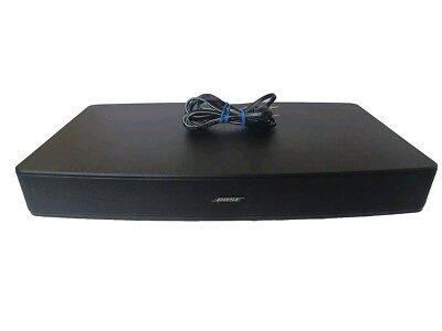 Bose Solo TV Sound System Model 410376 Black w/ Power Cable-No