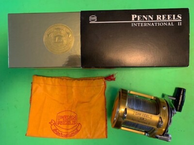 PENN INTERNATIONAL 30SW 2-SPEED FISHING REEL WITH THE ORIGINAL BOX