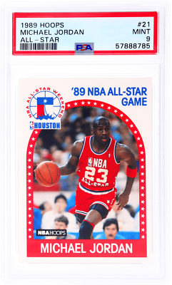 1989 Hoops Michael Jordan All Star #21 PSA 9 | eBay