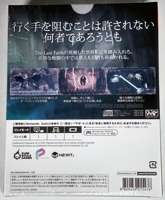 THE LAST FAITH The Nycrux Edition New NINTENDO SWITCH Game JP