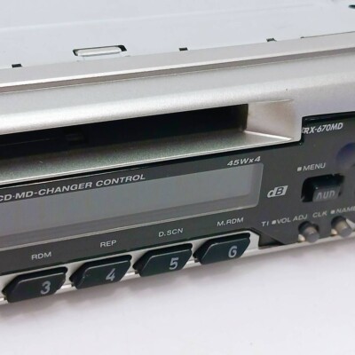 KENWOOD Car Audio MD Receiver RX-670MD 12V Stereo Tested From