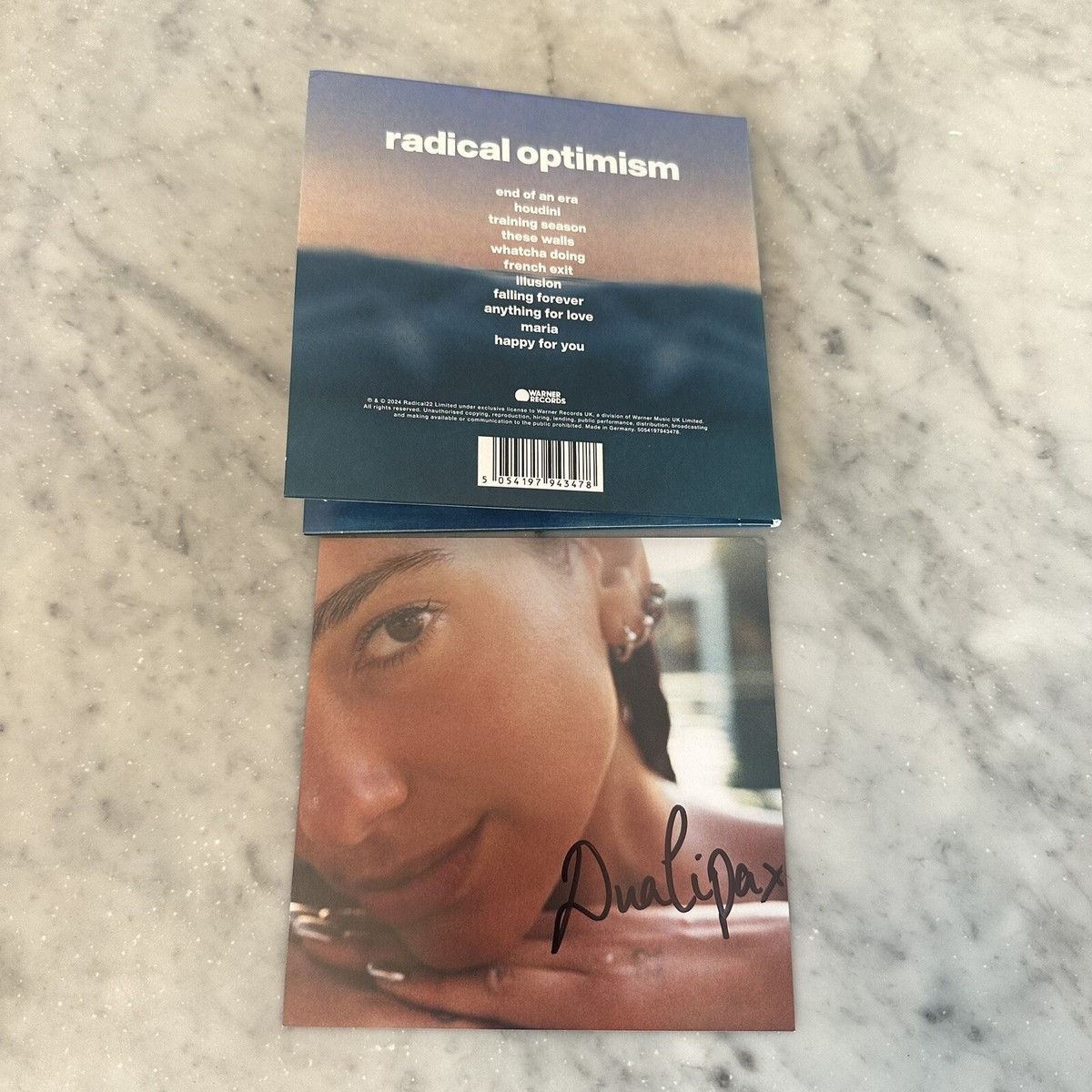 Signed* Dua Lipa- Radical Optimism CD | eBay