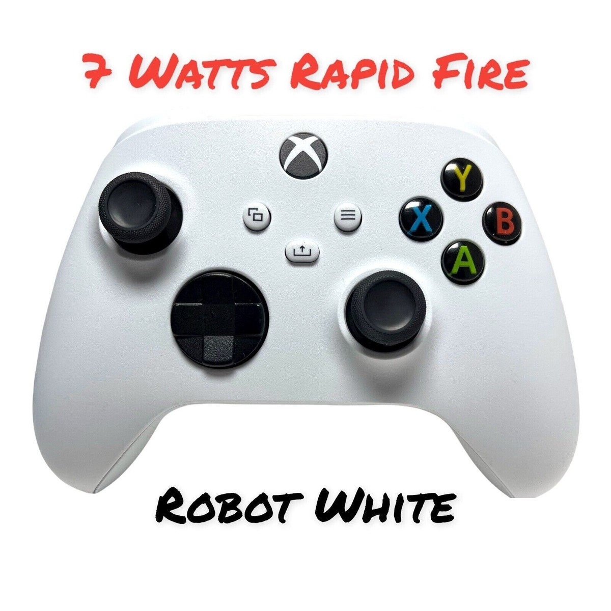 Microsoft Xbox One Series X/S Robot White 7 Watts Modded Rapid