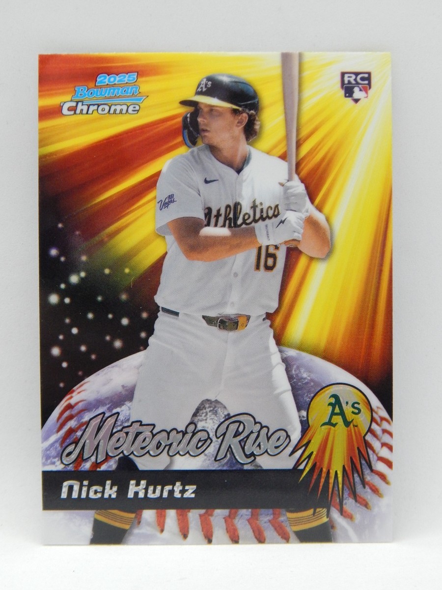 2025 Bowman Chrome Baseball - Meteoric Rise MR-7 RC Athletics