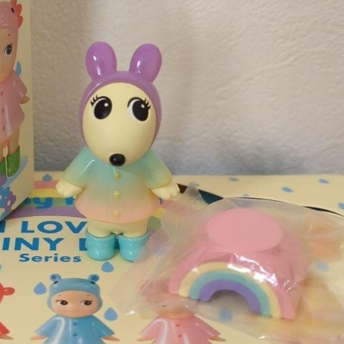 Sonny Angel I Love Rainy Day Series Secret Raincoat Robby Mini