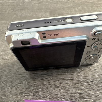 Sony Cyber-shot DSC-W110 7.2MP Digital Camera - Silver for sale
