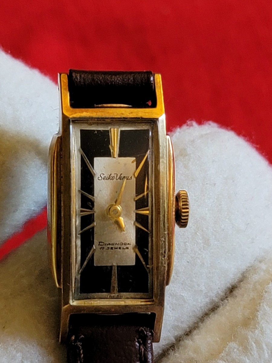 Seiko Venus Diashock 17jw Front EGP 20Microns Ladier Watch | eBay