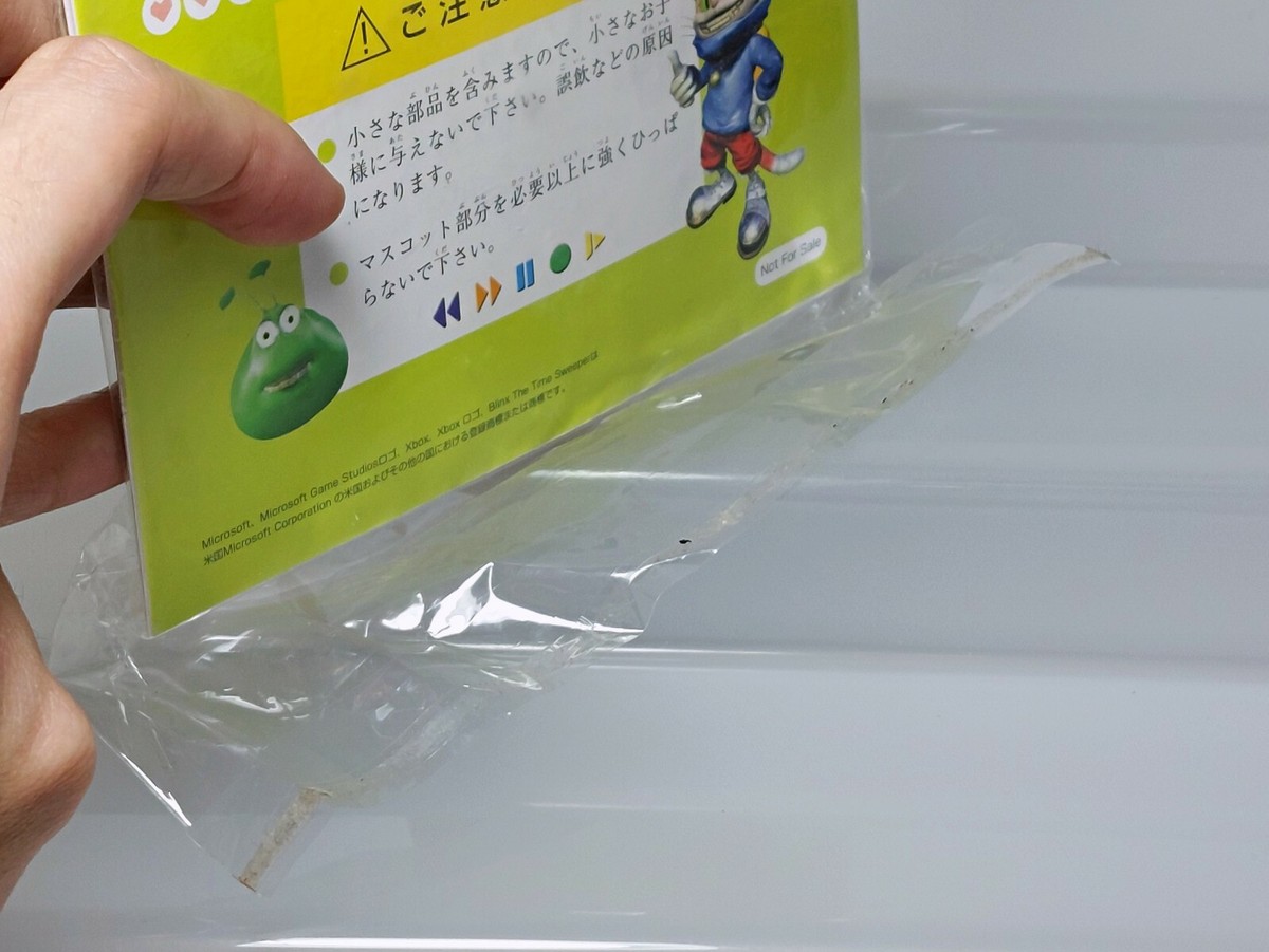 Blinx The Time Sweeper Keychain Figure Microsoft 2002 ‎Xbox Toy