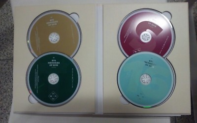 BTS Memories of 2016 DVD 4 Disc Digipak with 188p Photobook+P/C