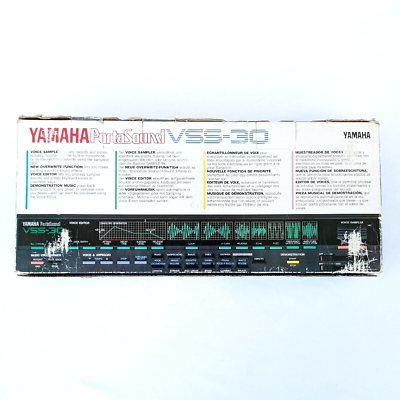 Yamaha VSS-30 PortaSound Voice Sampler Vintage Keyboard Box Manual