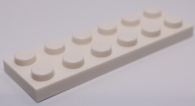Lego 10x White 2 x 6 Plate | eBay