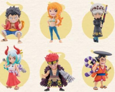 One Piece Actual First Battle Vol.1 All 6 Types Comp Gacha Figure