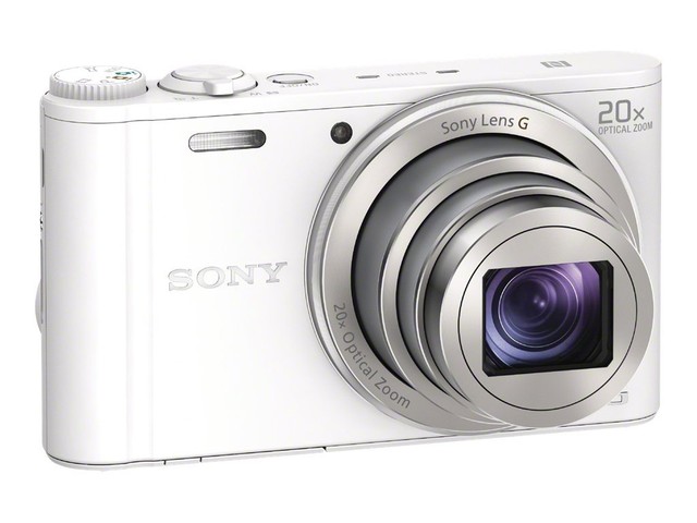 Sony Cyber-shot DSC-WX350 18.2MP Digital Camera - Black for sale