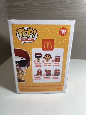 Funko Pop Ad Icons McDonalds Rock Out Ronald McDonald #109 | eBay
