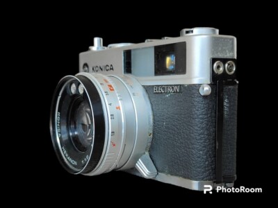 Konica Electron Rangefinder Film Camera with Hexanon 45mm f/1.8
