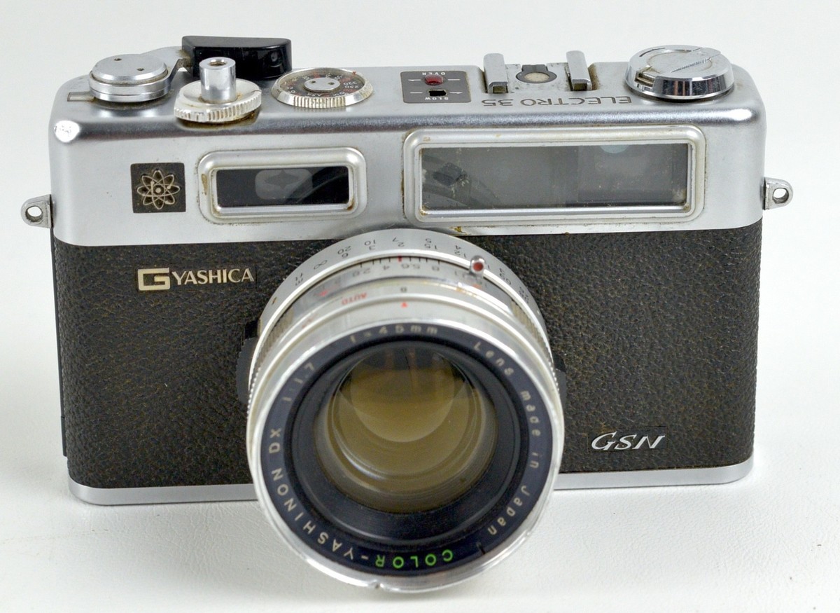 YASHICA ELECTRO 35 GSN Film Camera Spiderman Model 45mm f/1.7