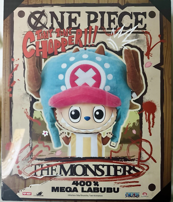 POP MART MEGA LABUBU 400% One Piece Chopper Figure / Authentic